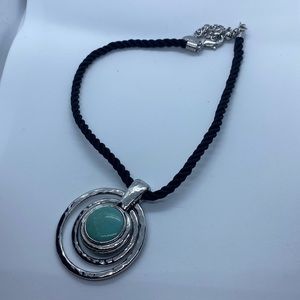 Chico’s black rope necklace